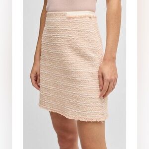 BOSS Tweed Skirt with Stretch Cotton Waistband